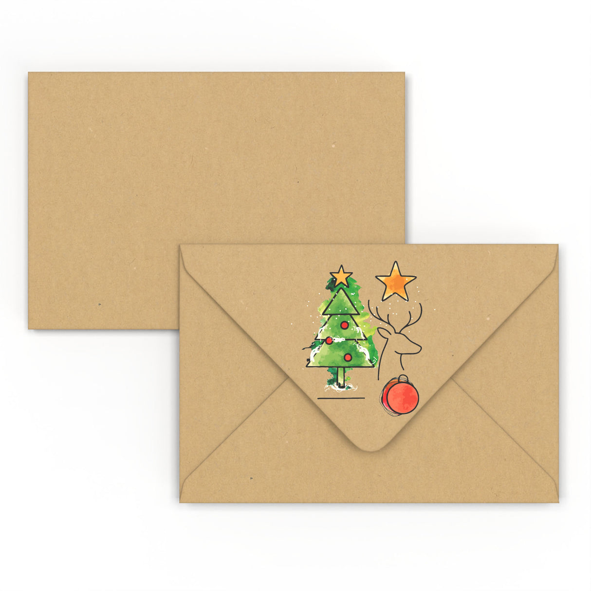 Christmas envelope Christmas Tree