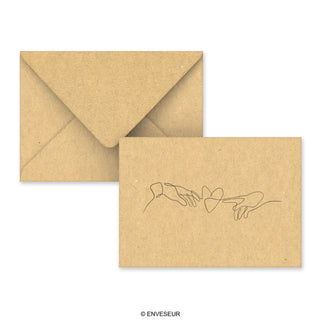 Valentine's Coloured Envelope (Live Love Design)
