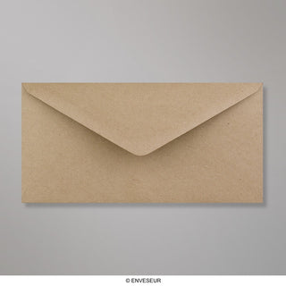 DL Fleck Recycled Gummed V-Flap Envelope (110 x 220mm)