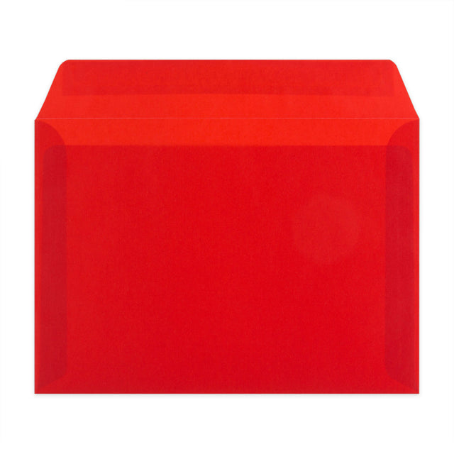 Translucent Envelopes Red 162 x 229 mm (C5)