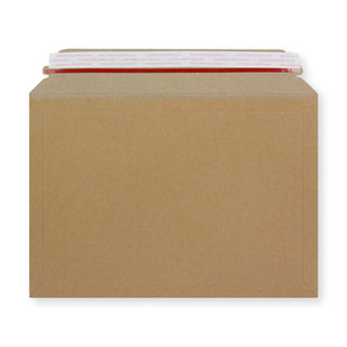 Manila Brown Peel & Seal Rigid Board Mailers Envelope (234 x 334mm)