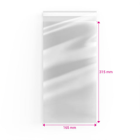 Cello Bags (Non-Header) Clear 315 x 165 mm