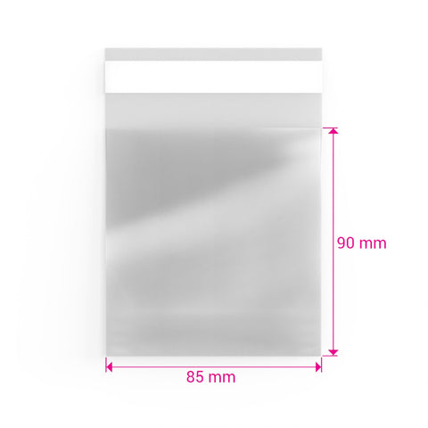 Cello Bags (Non-Header) Clear 90 x 85 mm