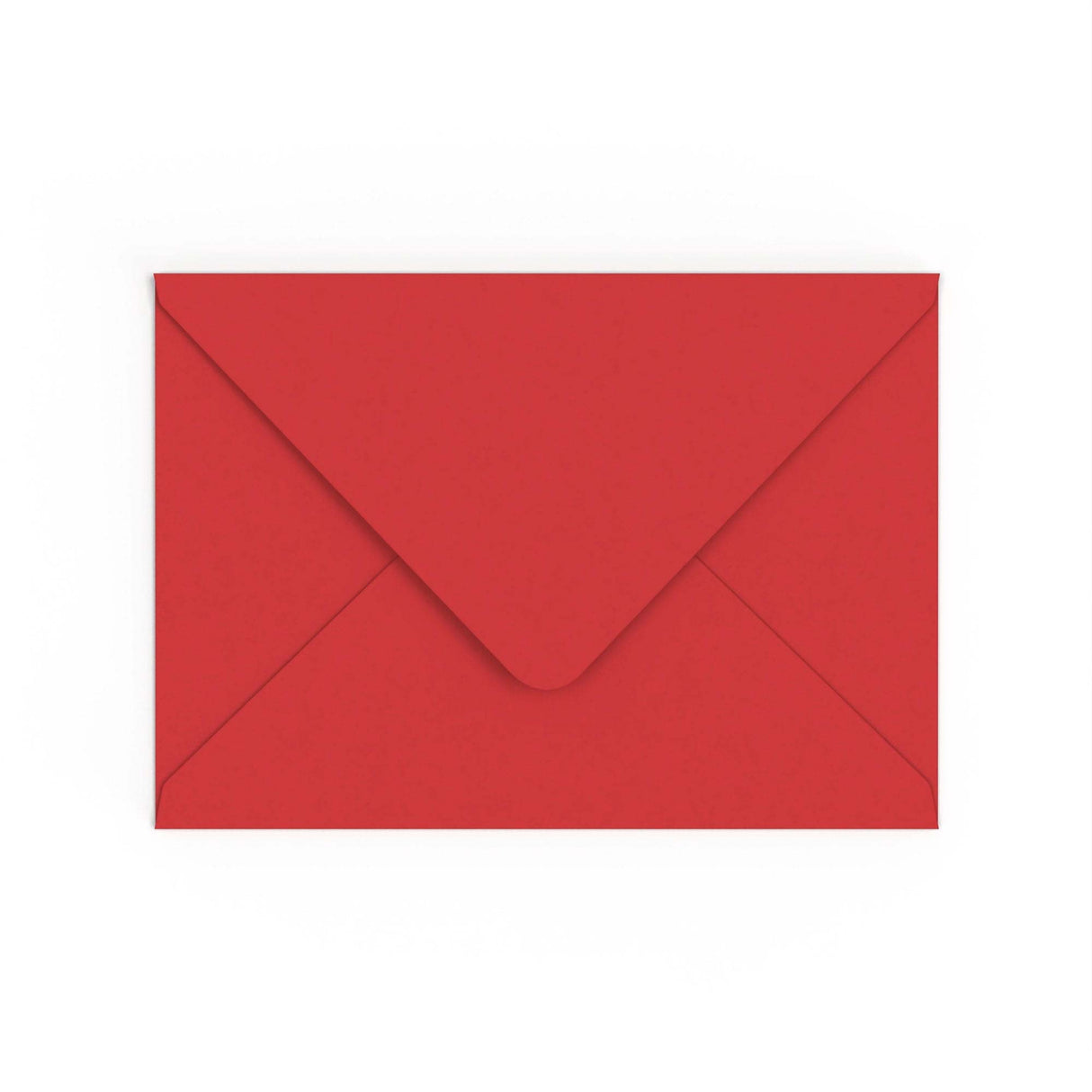 C5 Cherry Red British Made Gummed V-Flap Envelope (162 x 229mm)