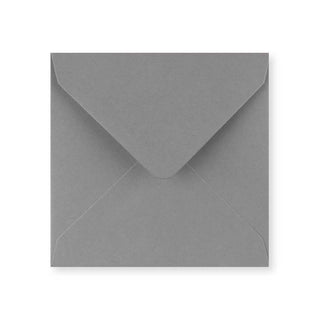 Dark Grey Gummed V-Flap Greeting Card Envelope (130 x 130mm)