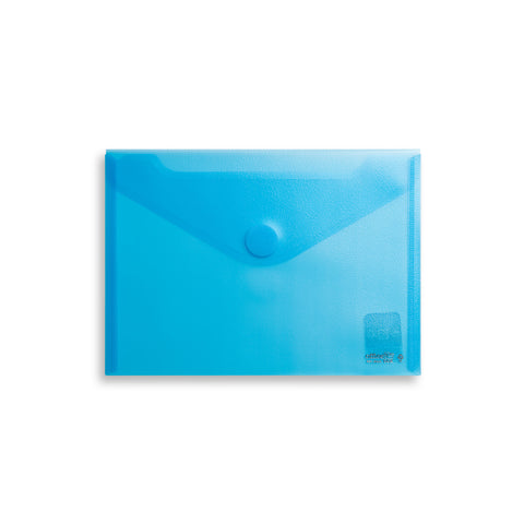 Translucent Documents Folder (V-Lock) Blue 180 x 250 mm