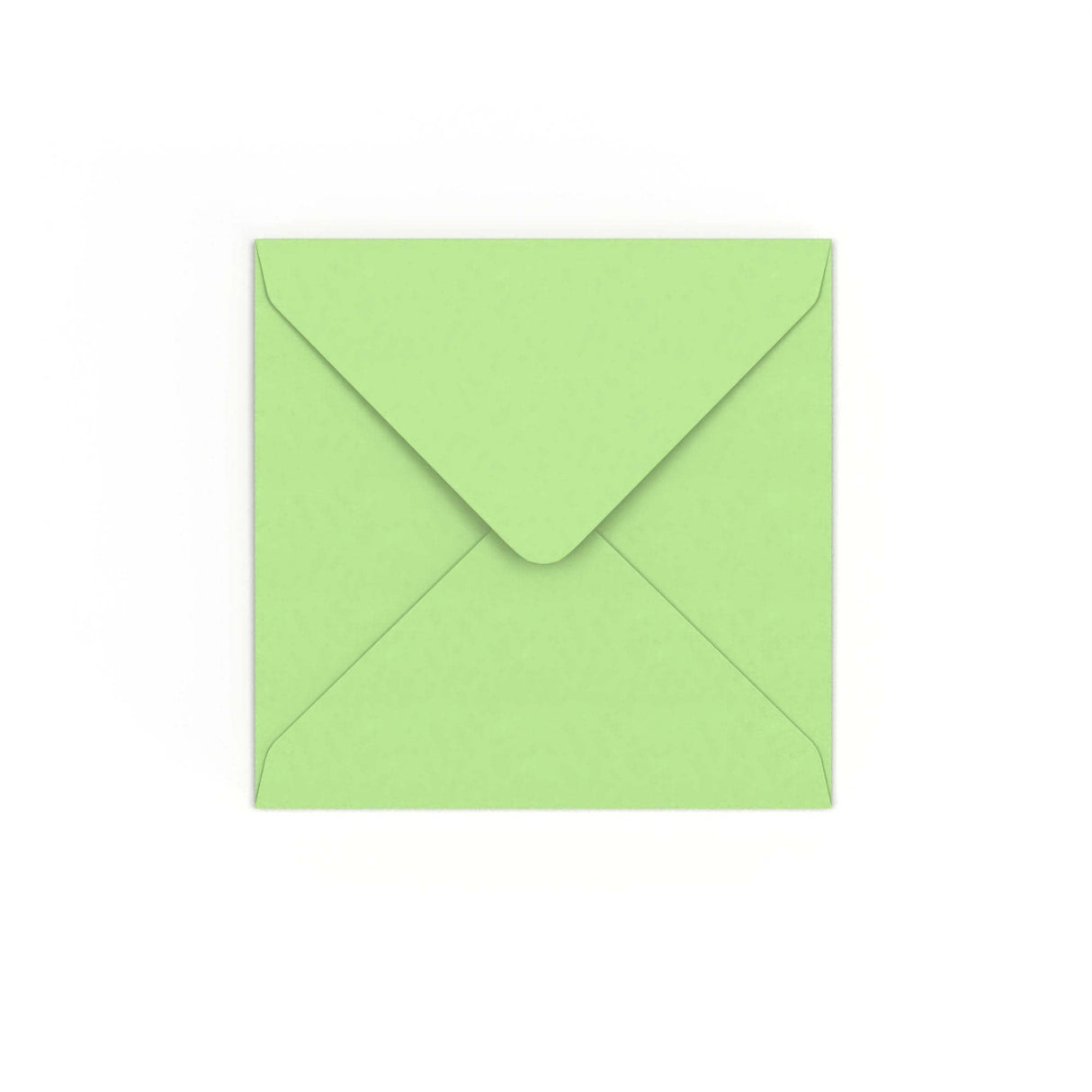 Pale Green Gummed V-Flap Envelope (130 x 130mm)