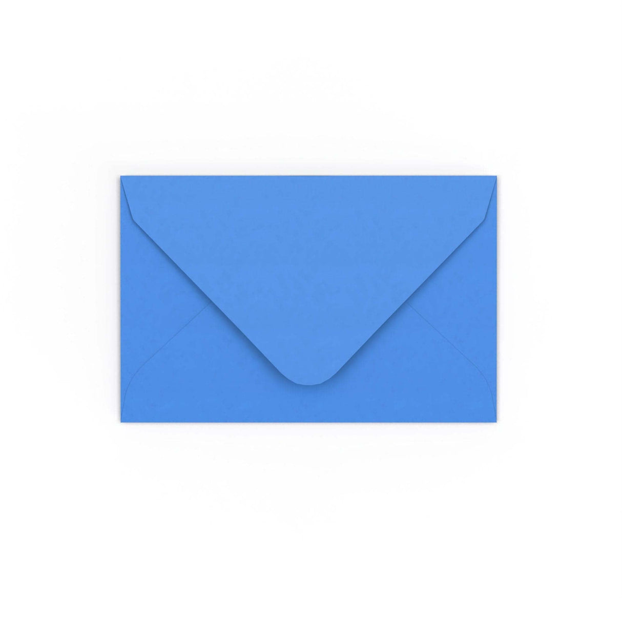 Bright Blue Gummed V-Flap Envelope (65 x 94mm)