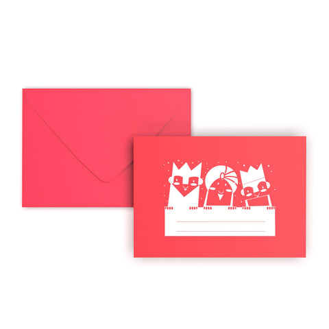 Christmas Three Wise Kings Envelopes Dark Red 114 x 162 mm (C6)