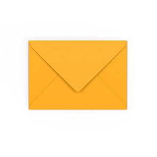C6 Dark Yellow Gummed V-Flap Envelope (114 x 162mm)