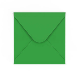 Mid Green Gummed V-Flap Envelope (140 x 140mm)