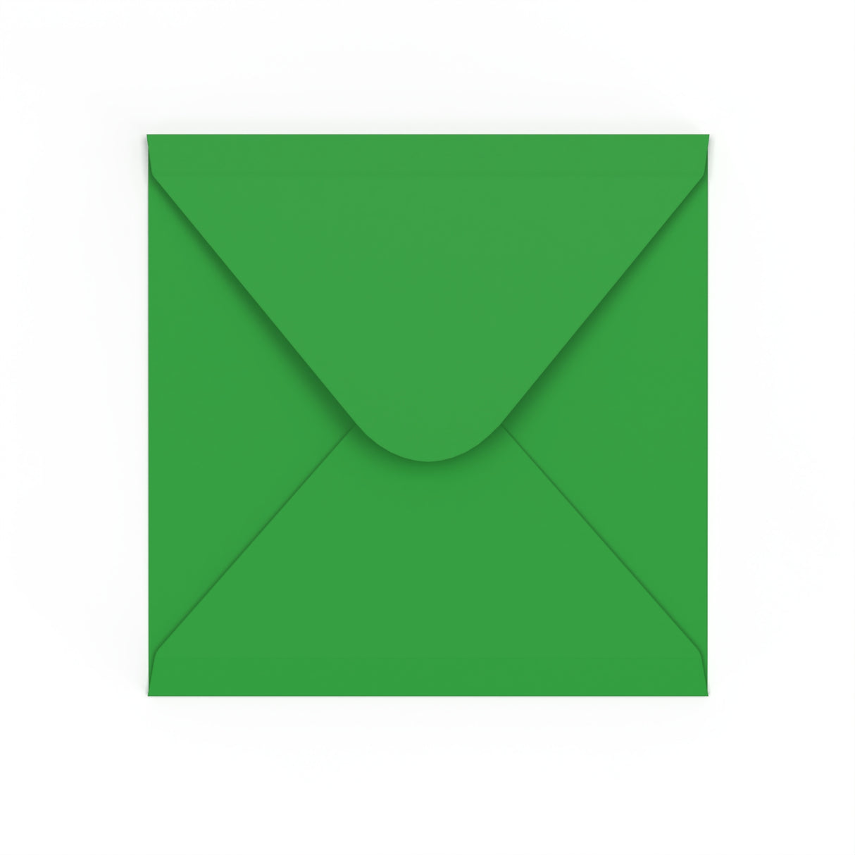 Mid Green Gummed V-Flap Envelope (140 x 140mm)
