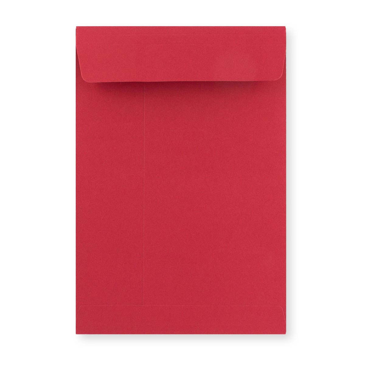 C4 Dark Red Peel & Seal Gusset Envelope (229 x 324 x 25mm)