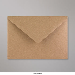 Recycled kraft envelope 133x184 mm
