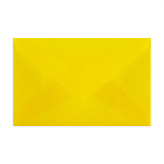Translucent Envelopes Yellow 62 x 98 mm