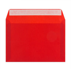 Translucent Envelopes Red 162 x 229 mm (C5)