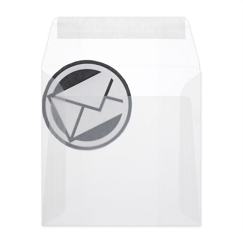 Translucent Envelopes Clear 160 x 160 mm