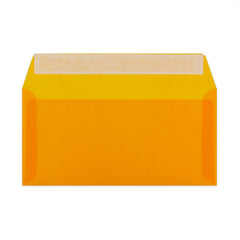 Translucent Envelopes Orange 110 x 220 mm (DL)