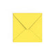 Sunflower Yellow British Made Gummed V-Flap Envelope (155 x 155mm)