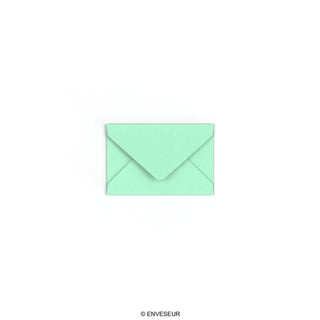 Jade green envelope 62x94 mm