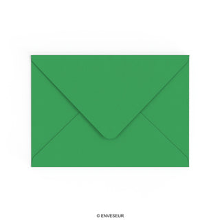 C5 Kelly Green British Made Gummed V-Flap Envelope (162 x 229mm)