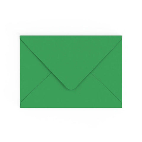 C5 Kelly Green British Made Gummed V-Flap Envelope (162 x 229mm)