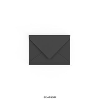 Black envelope 82x113 mm (C7)