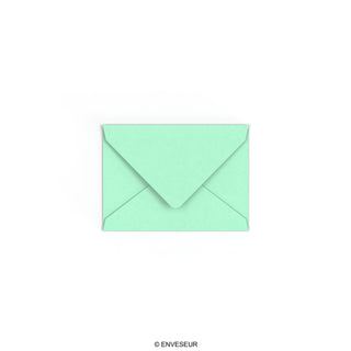 Jade green envelope 82x113 mm (C7)