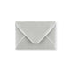 Metallic Silver Gummed V-Flap Greeting Card Envelope (70 x 100mm)