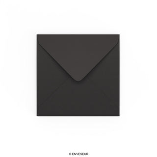 130x130 mm Black Envelope