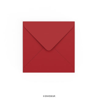 130x130 mm Dark Red Envelope