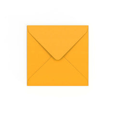 Dark Yellow Gummed V-Flap Envelope (130 x 130mm)