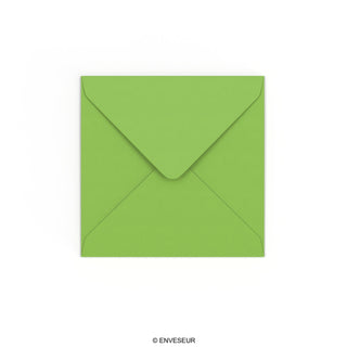 130x130 mm Mid Green Envelope