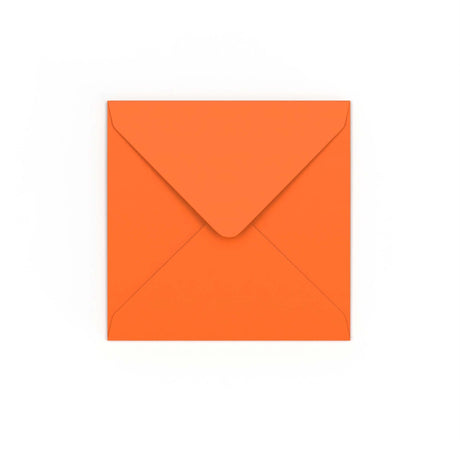 Orange Gummed V-Flap Envelope (130 x 130mm)