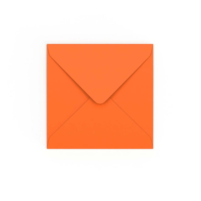 Orange Gummed V-Flap Envelope (130 x 130mm)
