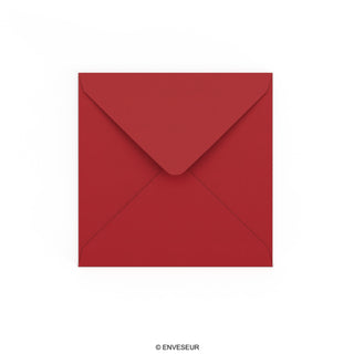 140x140 mm Dark Red Envelope