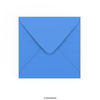 155x155mm Bright Blue Square 120gsm Gummed Envelope