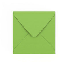 Mid Green Gummed V-Flap Envelope (155 x 155mm)