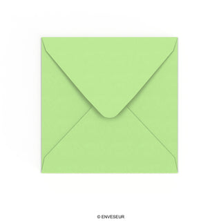155x155 mm Pale Green Coloured Envelope
