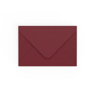 Burgundy envelopes