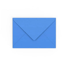 C6 Bright Blue Gummed V-Flap Envelope (114 x 162mm)