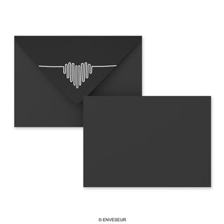 Valentine's Coloured Envelope (Heatbeat Design)
