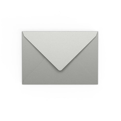 C6 Silver Gummed V-Flap Envelope (114 x 162mm)