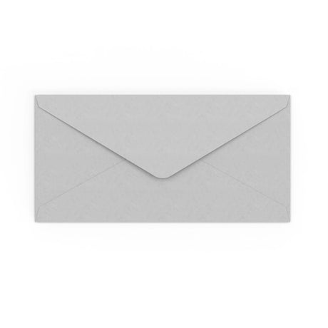 DL Pale Grey Gummed V-Flap Envelope (110 x 220mm)