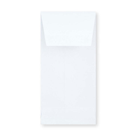 DL White Recycled Peel & Seal Gusset Envelope (220 x 110 x 25mm)