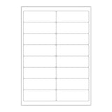 White Adhesive Labels
