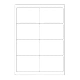 White Adhesive Labels