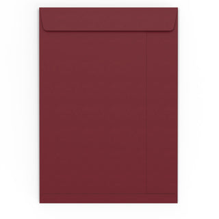 Burgundy envelopes