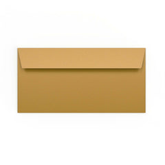 DL Gold Peel & Seal Coloured Envelope (110 x 220mm)