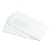 Opaline Window Envelope 110x220 mm (DL) - Pack of 100 pcs White 110 x 220 mm (DL) Window